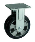 ✝️ 6" inch Heavy Duty Caster Wheel 551 Lbs Fixed Aluminum core - Rubber - Top Plate Mount