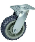 6" Inch Heavy Duty Caster Wheel 617 pounds Swivel Polypropylene core and Polyurethane Top Plate - VXB Ball Bearings