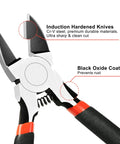 6 Inch Wire Cutters Heavy Duty Flush Cut Side Cutters Pliers for Crafting Jewelry Beading Floral Arrangements Artificial Flowers