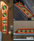 Compact 6-Inch magnetic torpedo level with a V-groove for conduit work delivers hands-free stability on metal surfaces.