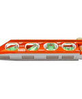 Compact 6-Inch magnetic torpedo level with V-groove for conduit work, features 0/30/45/90 degree vial markers, patented magnet track.