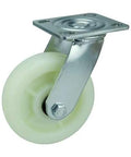 6" inch heavy duty caster wheel 1543 lbs - polypropylene - top plate mount for CNC, automation, smooth motion and alignment, side view