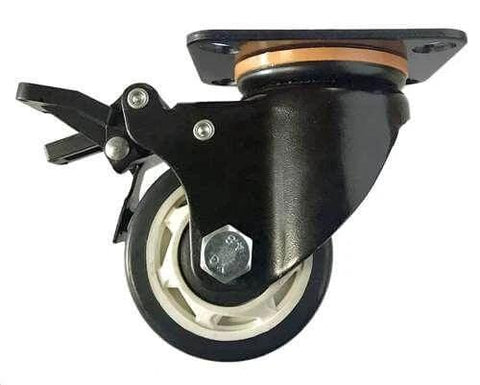 ✝️ 6" inch caster wheel - brake pu - polypropylene - top plate mount built for smooth motion, steady alignment, and clean installs