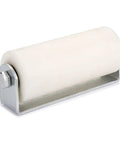 6" Slide Gate Guide Roller with Post Welded Bracket, UHMW Hard Nylon Sliding Rolling Gates Guider, Heavy Duty Sealed Ball Bearing Side Roller