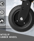 6 Inch Heavy Duty Gate Wheel With Spring Loaded Caster 360 Degree Swivel Fence Wheel 500 Lb Capacity For Wooden And Metal Gate Tubes