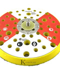 Pro Net Grip Faced Vacuum Pad For 6 Inch Sander Discs With Hook And Loop Backing Multi Hole Dust Extraction Backup Pad top view