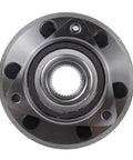 Top view of All-In-One 6-Lug Wheel Hub Bearing Assembly With ABS Front and Rear Fits 2008-2017 Buick Enclave, 2009-2017 Chevrolet Traverse