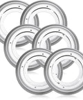 6 Pack 8 Inch Heavy Duty Lazy Susan Turntable Bearings, Steel Ball Bearing Swivel Base Plates with Smooth 360 Rotation, Strong 700 lb Load