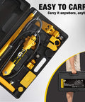 6 Ton Porta Power Kit Hydraulic Ram Pusher Puller For Auto Body Frame Repair In Garage Or Shop With Blow Mold Carrying Storage Case