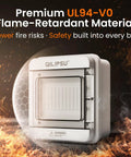 6 Way DIN Rail Circuit Breaker Box UL94 V0 PC ABS IP65 Waterproof Distribution Enclosure, premium flame-retardant material.