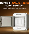 6 Way DIN Rail Circuit Breaker Box UL94 V0 PC ABS IP65 Waterproof Distribution Enclosure with open door view