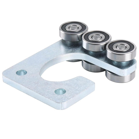 6 Wheel Trolley Assembly Rollers for 1-5/8 Inch & Taller Strut Channel, galvanized steel, heavy duty bearing trolley, top view