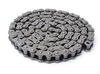 #60 Roller Chain 60-1X10FT 10 ft. coiled roller chain for industrial and agricultural uses.