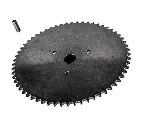 Durable 60 Tooth Roller Chain Sprocket B Type For 1 Inch Bore With One Quarter Inch Keyway And Two Setscrews Unhardened Teeth