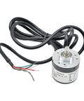 600 PPR Rotary Encoder AB Two Phase Incremental Encoder 6mm Shaft Wide Voltage 5V To 24V with wiring for robotics and CNC projects