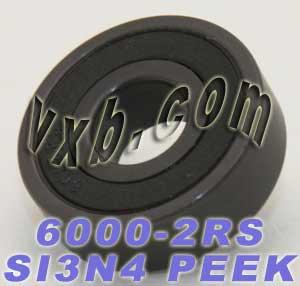 6000-2RS Full Ceramic Sealed Bearing 10x26x8 Si3N4 - VXB Ball Bearings