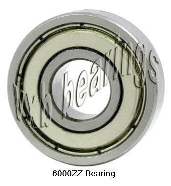 6000ZZ Bearing Deep Groove AKA 60002 20009 Z0009 - VXB Ball Bearings