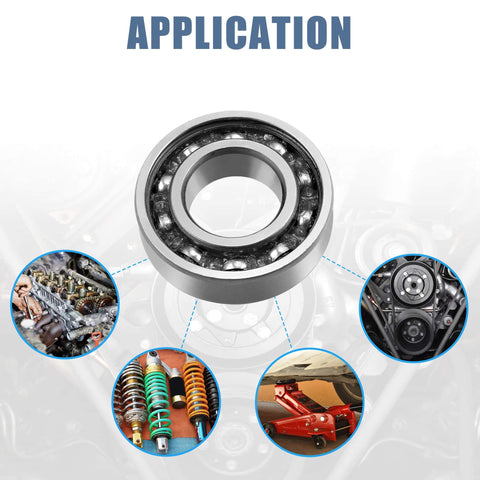 6003RS Deep Groove Ball Bearing Sealed 17mm x 35mm x 10mm Carbon Steel Bearing for machinery and DIY projects