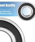 6003RS Deep Groove Ball Bearing Sealed 17mm x 35mm x 10mm Carbon Steel Bearing with Stamping Steel Cage Close-Up