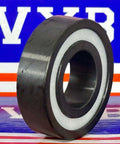 FULL 6004-2RS Full Ceramic Ball Bearing, Silicon Nitride Si3N4 Races, PTFE Cage, Sealed 20x42x12mm, corrosion resistant, side view