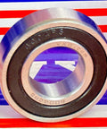 6004-2RS C3 Clearance Sealed Bearing 20x42x12mm close-up with chrome steel and black seals