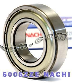 6005ZZE Shielded Nachi Bearing C3 Japan 25x47x12 - VXB Ball Bearings