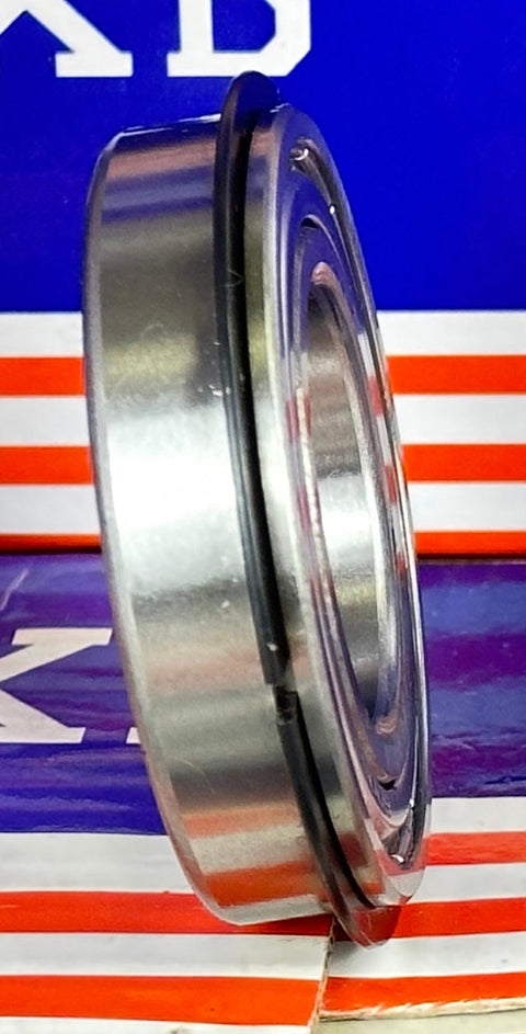 6006ZZNR Shielded Bearing with snap ring groove + a snap ring 30x55x13 - VXB Ball Bearings