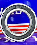 Front view of 6008 2RS Deep Groove Ball Bearing 40x68x15mm Double Rubber Sealed Radial Bearing with High Load Rating.