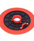 600cc Universal Car Grease Oil Suction Plate With Leakproof Silicone Cup, side view showing red and black design