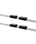 600mm Linear Rail HGR15 Set with 2 Rails and 4 HGH15CA Carriage Slider Blocks CNC Linear Guide Kit