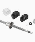 600mm SFU1605 Ball Screw Kit with Metal Ball Nut, Ball Nut Housing, BK BF End Supports and Coupler, 16mm Diameter, 5mm Lead