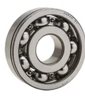 6016 NC3 Single Row Radial Ball Bearing Open Type With Snap Ring Groove, medium size for industrial machines and DIY projects.