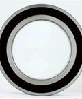 Front view of Wholesale 100-Pack 6022-2RS Ball Bearing, chrome steel, 110mm ID x 170mm OD x 28mm width, deep groove radial bearing.