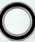 Front view of Wholesale 100-Pack 6024-2RS Ball Bearing, showing chrome steel material and deep groove design, 120mm ID, 180mm OD.