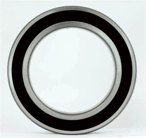 Front view of Wholesale 100-Pack 6024-2RS Ball Bearing, showing chrome steel material and deep groove design, 120mm ID, 180mm OD.
