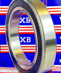 Wholesale 100-Pack 6024-2RS Ball Bearing, chrome steel, 120mm ID, 180mm OD, shown with branded packaging in background
