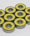 608-2RS Ball Bearing with Yellow Seals Pack of 100 - VXB Ball Bearings