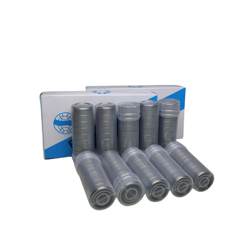 Packaged 100 PCS 608-2RS Ball Bearing - Double Rubber Sealed Miniature Deep Groove Bearings in tubes for machinery use