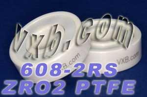 608-2RS Full Ceramic Sealed Skate Bearing 8x22x7 Miniature Bearings - VXB Ball Bearings
