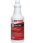 Front view of Betco Easy Task Spray Buff Floor Cleaner bottle, 37 oz, white plastic.