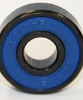 608B-2RS Sealed Black Bearing with Bronze Cage and Blue Seals 8x22x7mm - VXB Ball Bearings