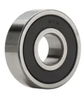 608LB Atlas Bearings Extra Small Single Row Radial Ball Bearing Single Sealed With Non Contact Rubber Seal, side view.