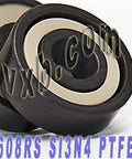 608RS Full Ceramic One Seal Bearing 8x22x7 Si3N4 Miniature Bearings - VXB Ball Bearings