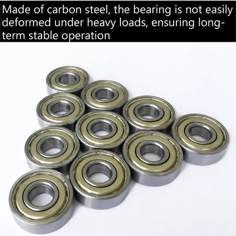 608ZZ Ball Bearing Double Shielded Deep Groove 8x22x7mm for furniture wheels and skateboards