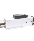 6.0KW ATC Air Cooled Spindle ISO30 With Automatic Tool Change for CNC Milling, Dual 220V/380V, front view on white background.