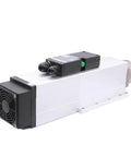 6.0KW ATC Air Cooled Spindle ISO30 With Automatic Tool Change for CNC Milling, dual voltage, featuring ceramic bearings, side view