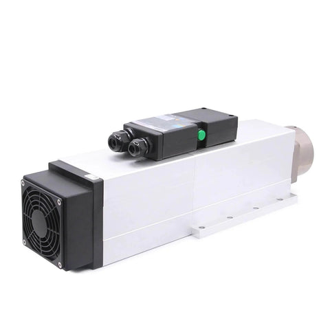 6.0KW ATC Air Cooled Spindle ISO30 With Automatic Tool Change for CNC Milling, dual voltage, featuring ceramic bearings, side view