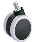 60mm Caster Wheel 77 Lbs - Brake Nylon - PVC designed for smooth motion and stable alignment in automation, side view