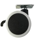 60mm Caster Wheel 77 Lbs - Nylon - PVC - Top Plate Mount - Swivel design for easy maneuverability