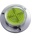 High Precision Flange Plate Bubble Level 60mm Diameter For Travel Trailer And RV Leveling Easy To Use With Three Mounting Holes